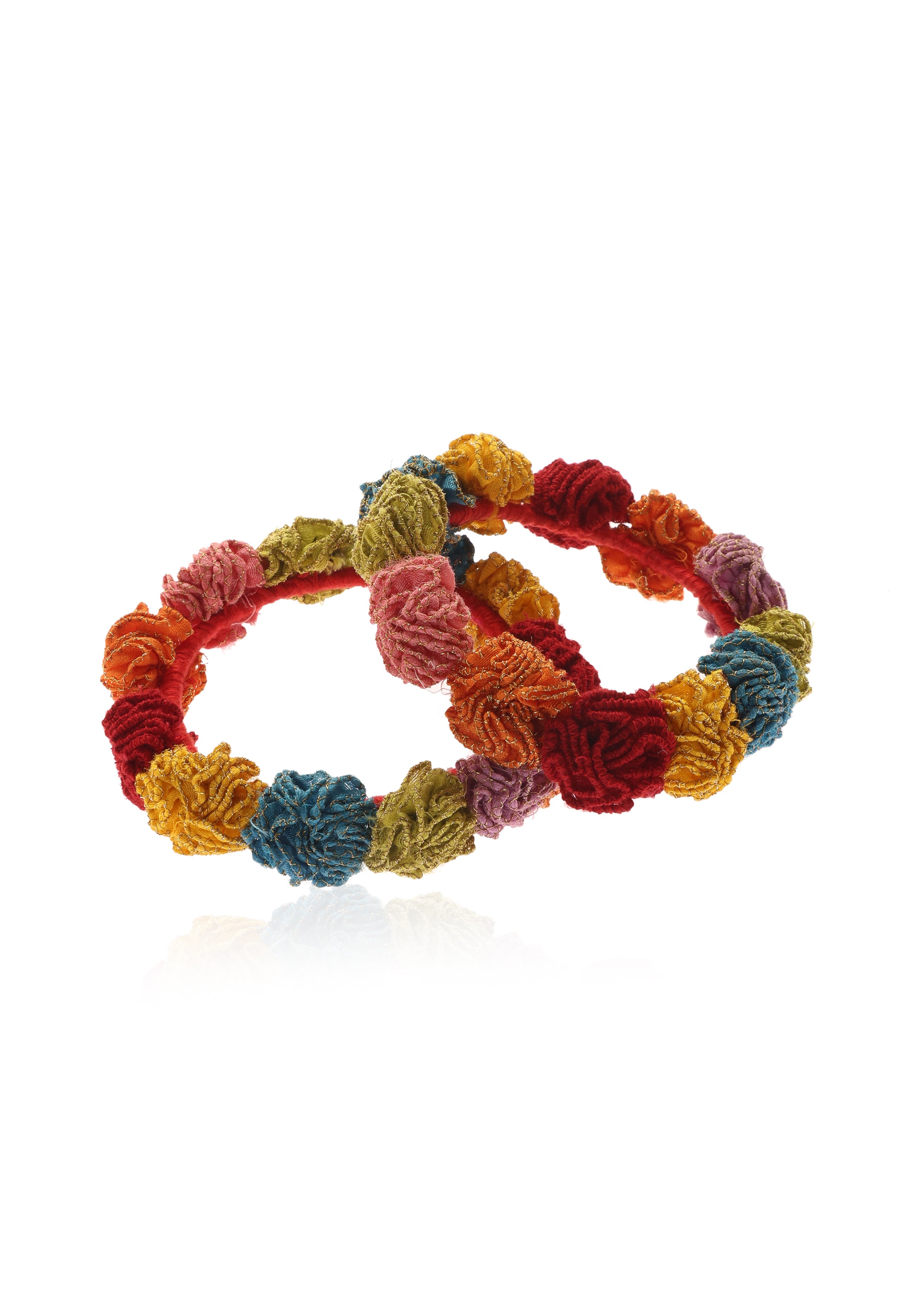 Rangeela Floral Bangle - Set of 2