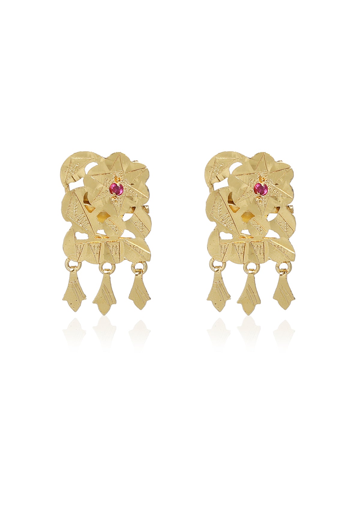Reshma Gold Tone Silver Earrings