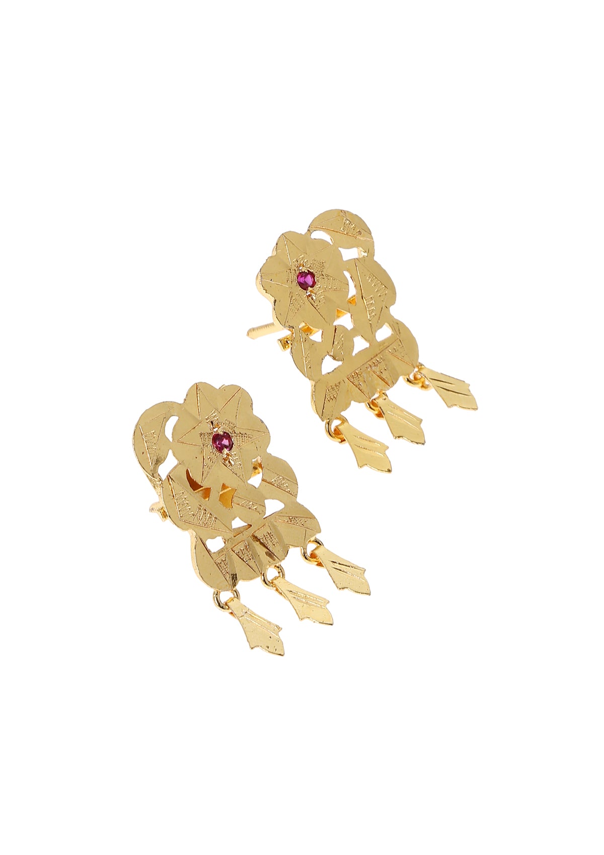 Reshma Gold Tone Silver Earrings