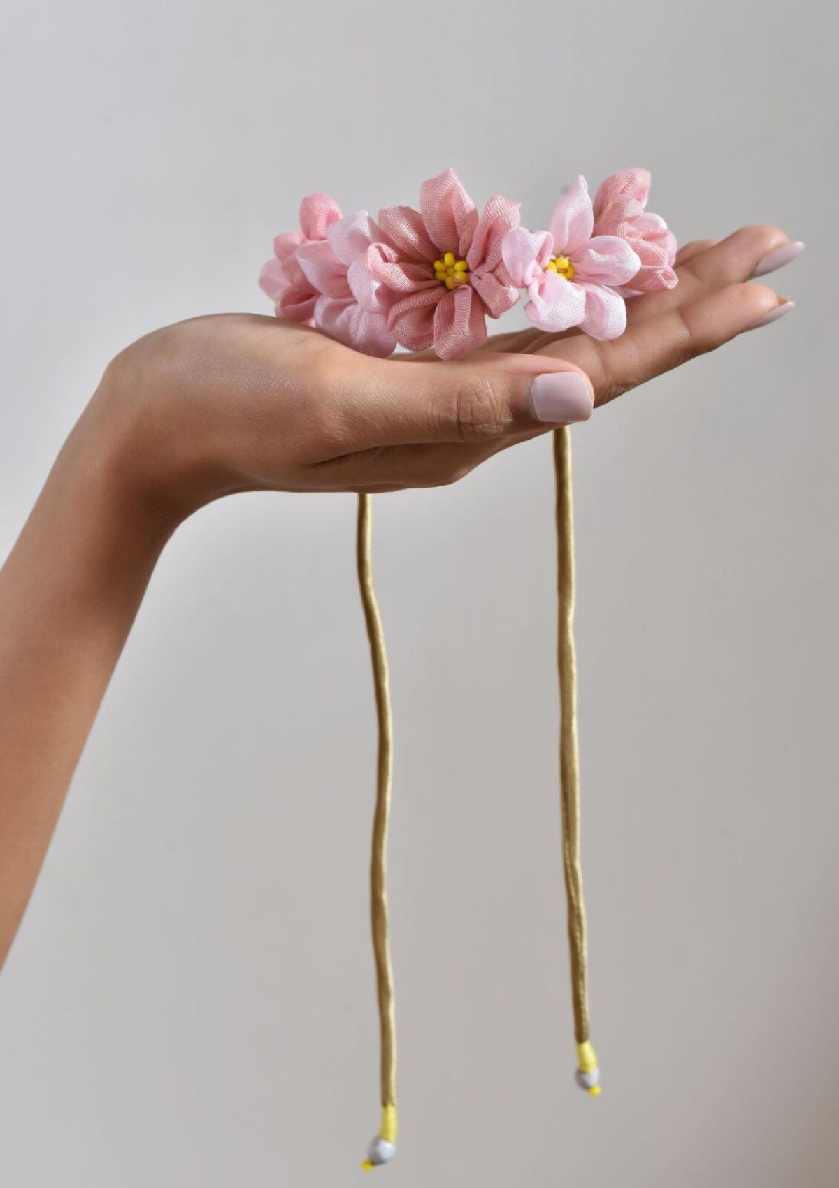 Rosie Pink Floral Gajra