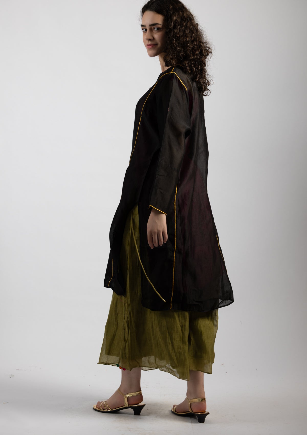 InkTone Chanderi Kurta - Size Small