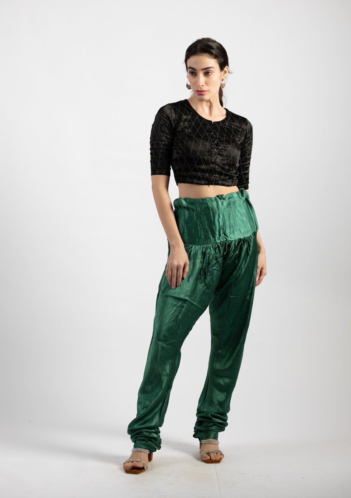Tea Tree Mashru Trousers - Size Medium