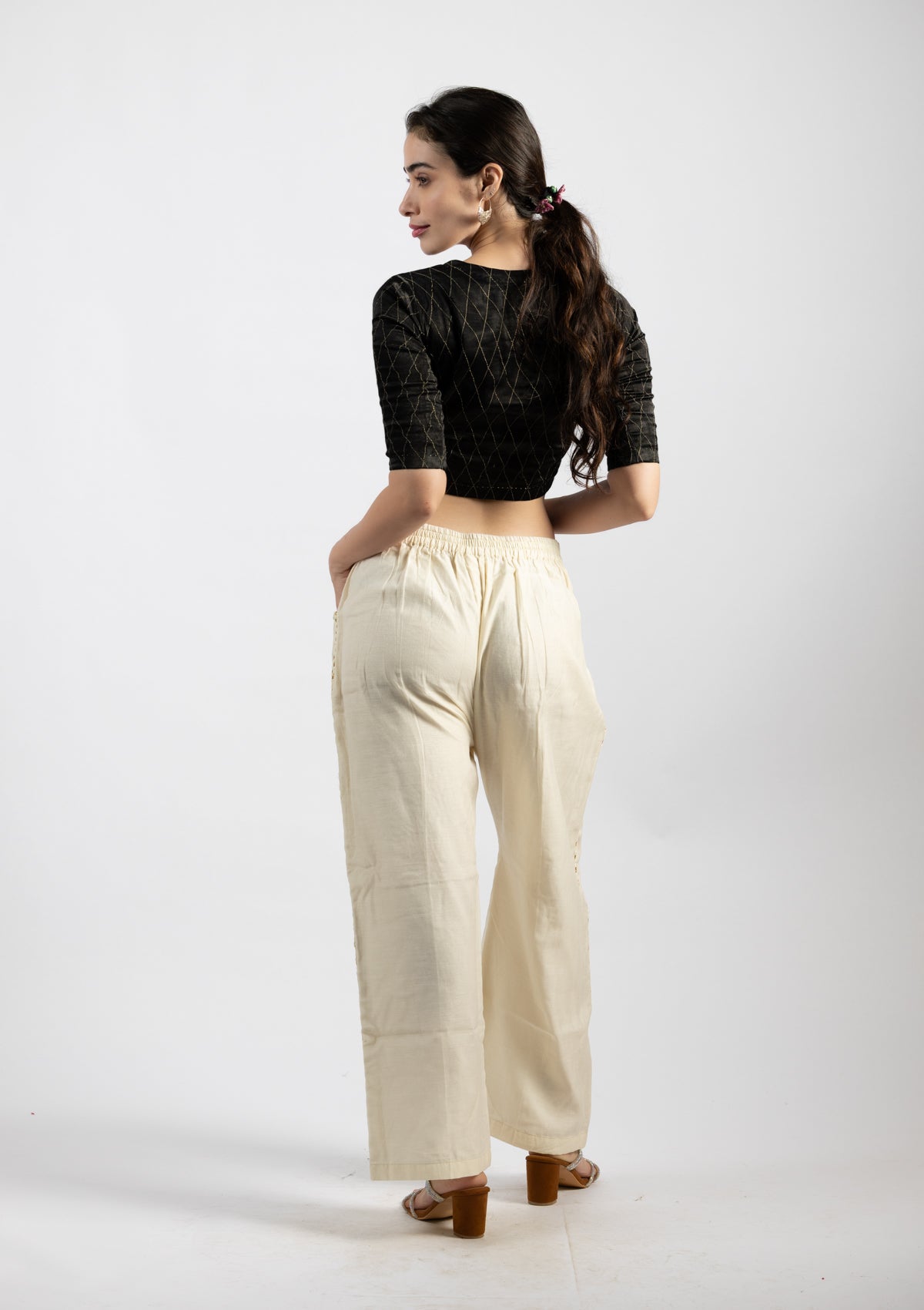 Dreamy White Trousers - Size Medium
