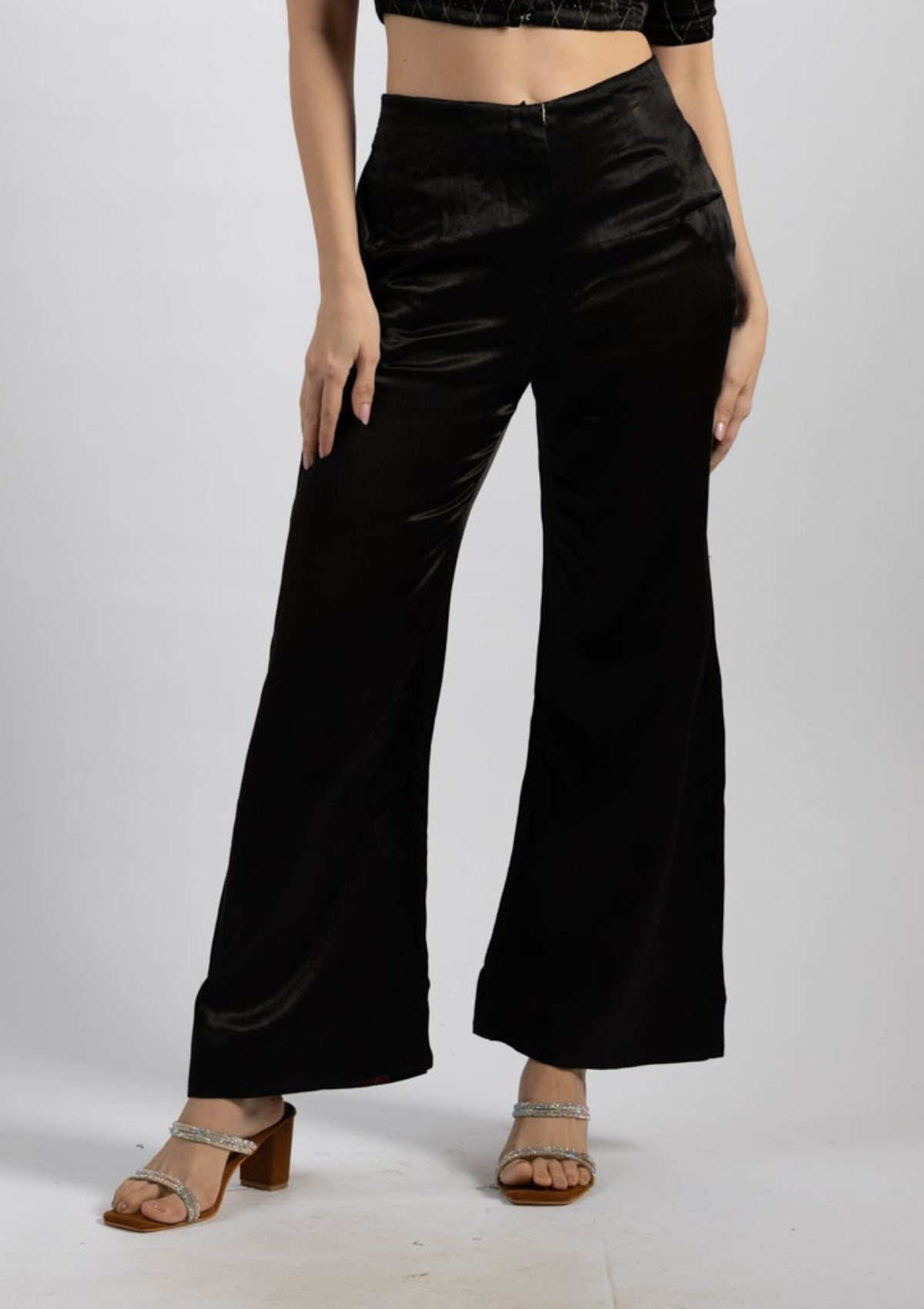 Dark Diva Mashru Trousers - Size Extra Small