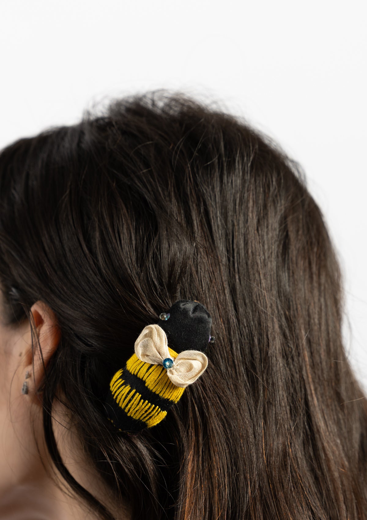 Bee Floral Clip