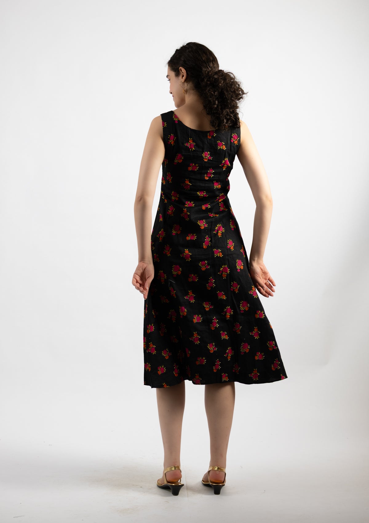 Ziva Printed Cotton Dress - Size Extra Large