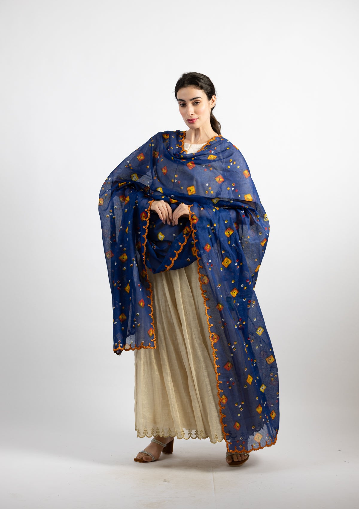 Bandhani Printed Cotton Dupatta
