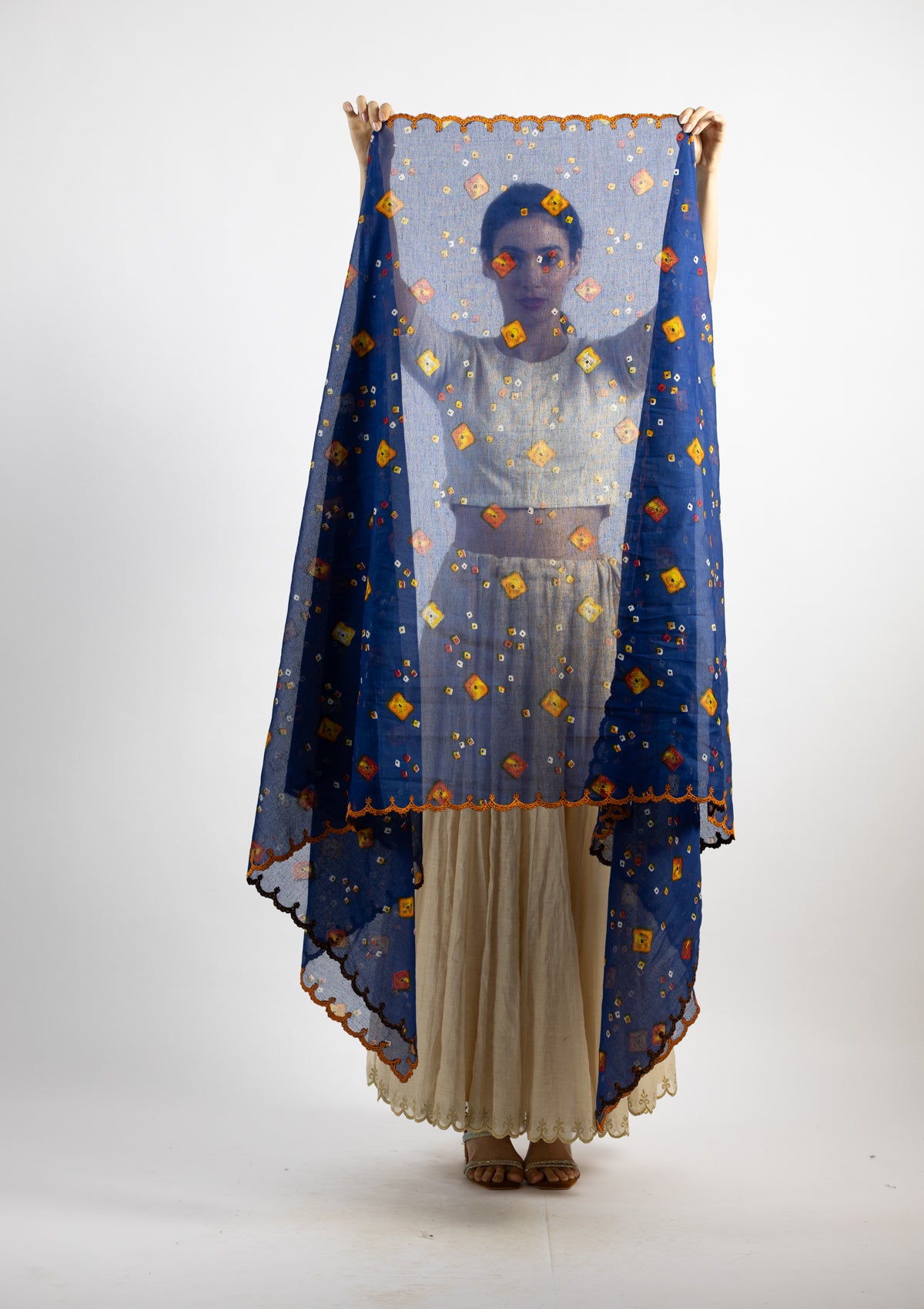 Bandhani Printed Cotton Dupatta