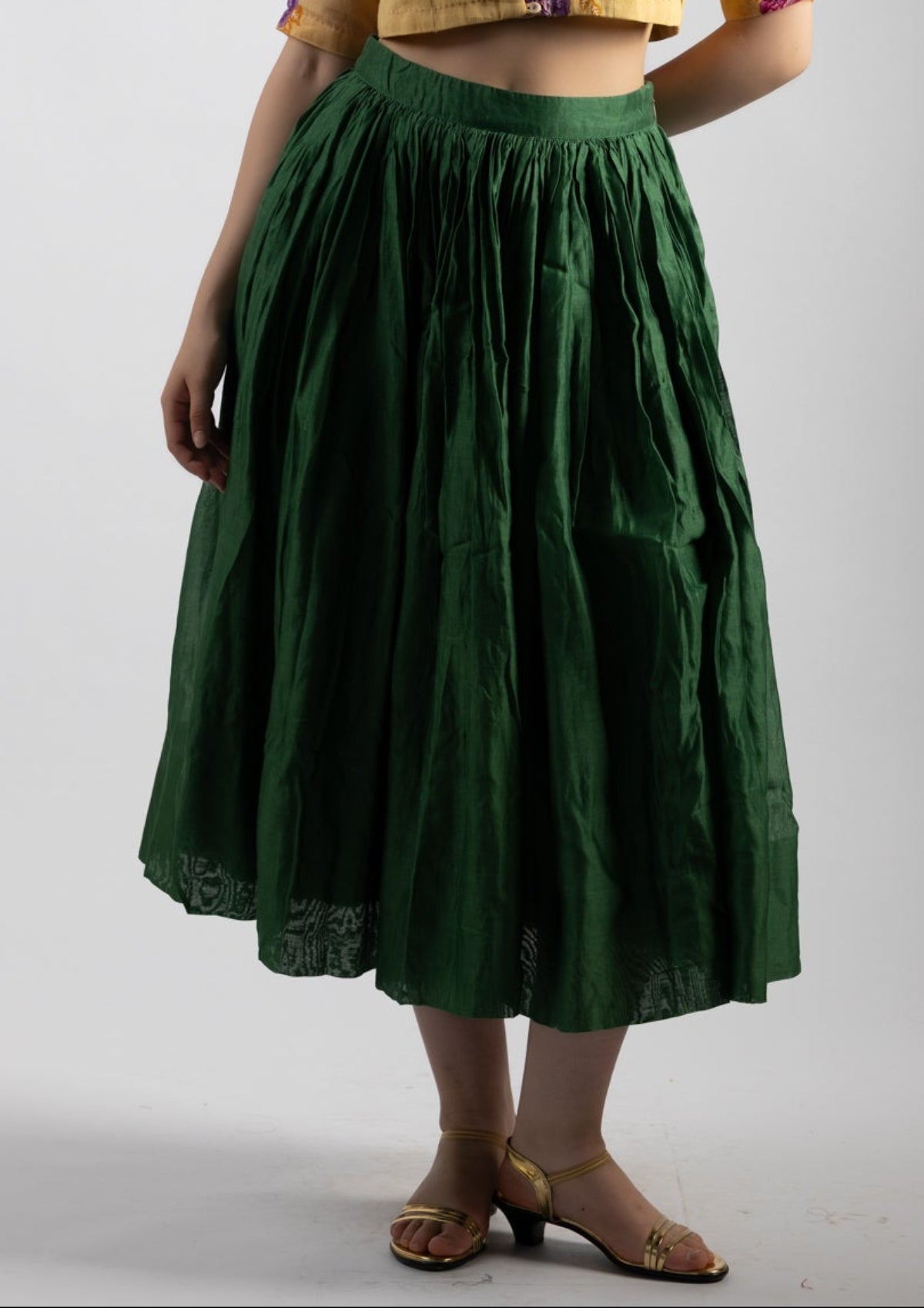 Griva Chanderi Skirt - Size Small