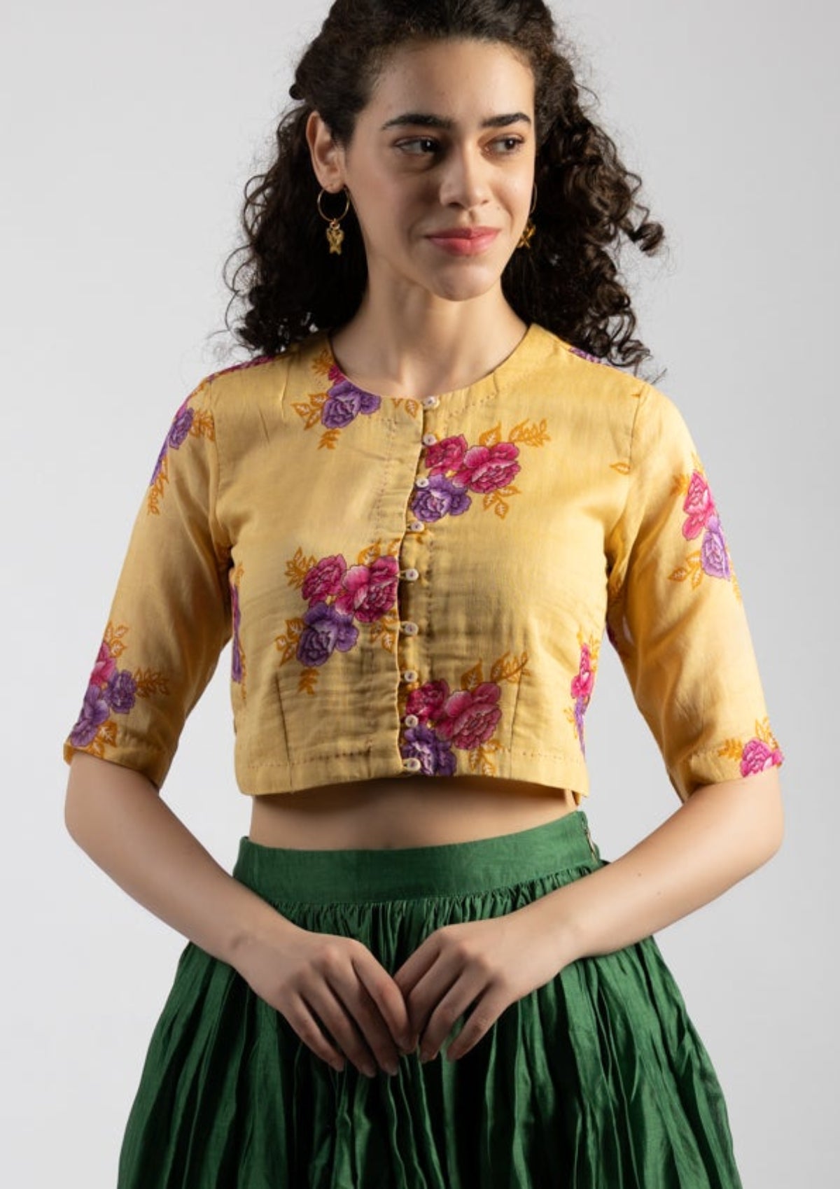 Yani Cotton Top- Size Small