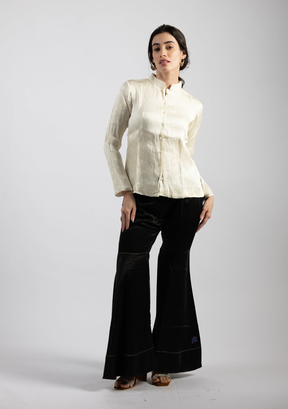 Welo White Mashru Jacket - Size Small