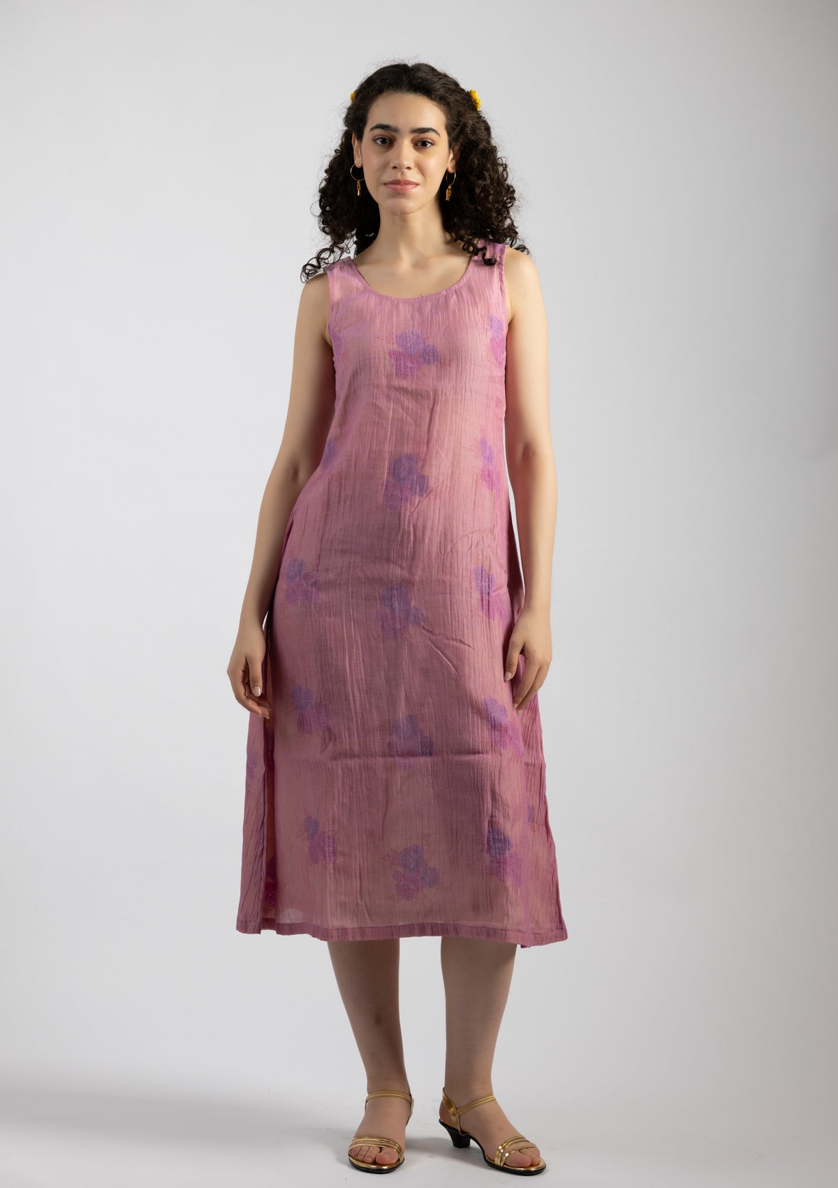 Rosewood Chanderi Dress - Size Small