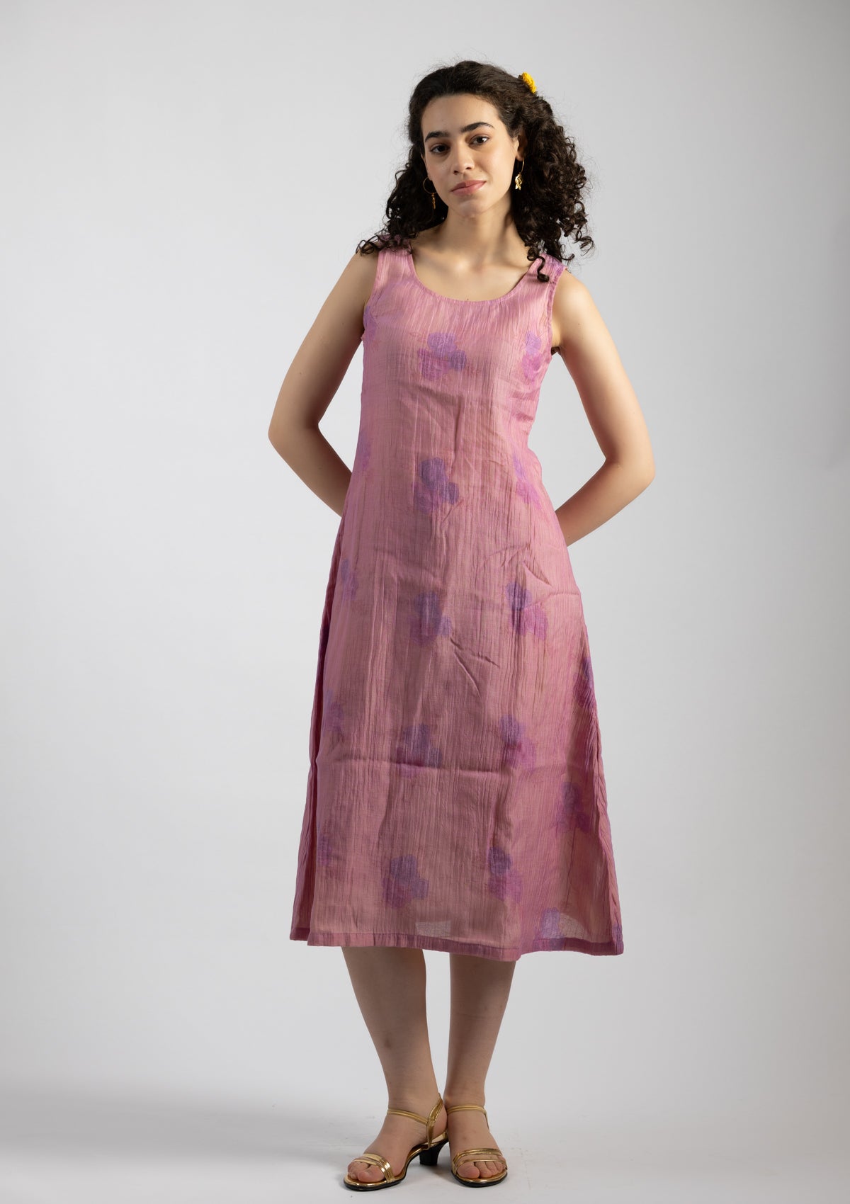 Rosewood Chanderi Dress - Size Small