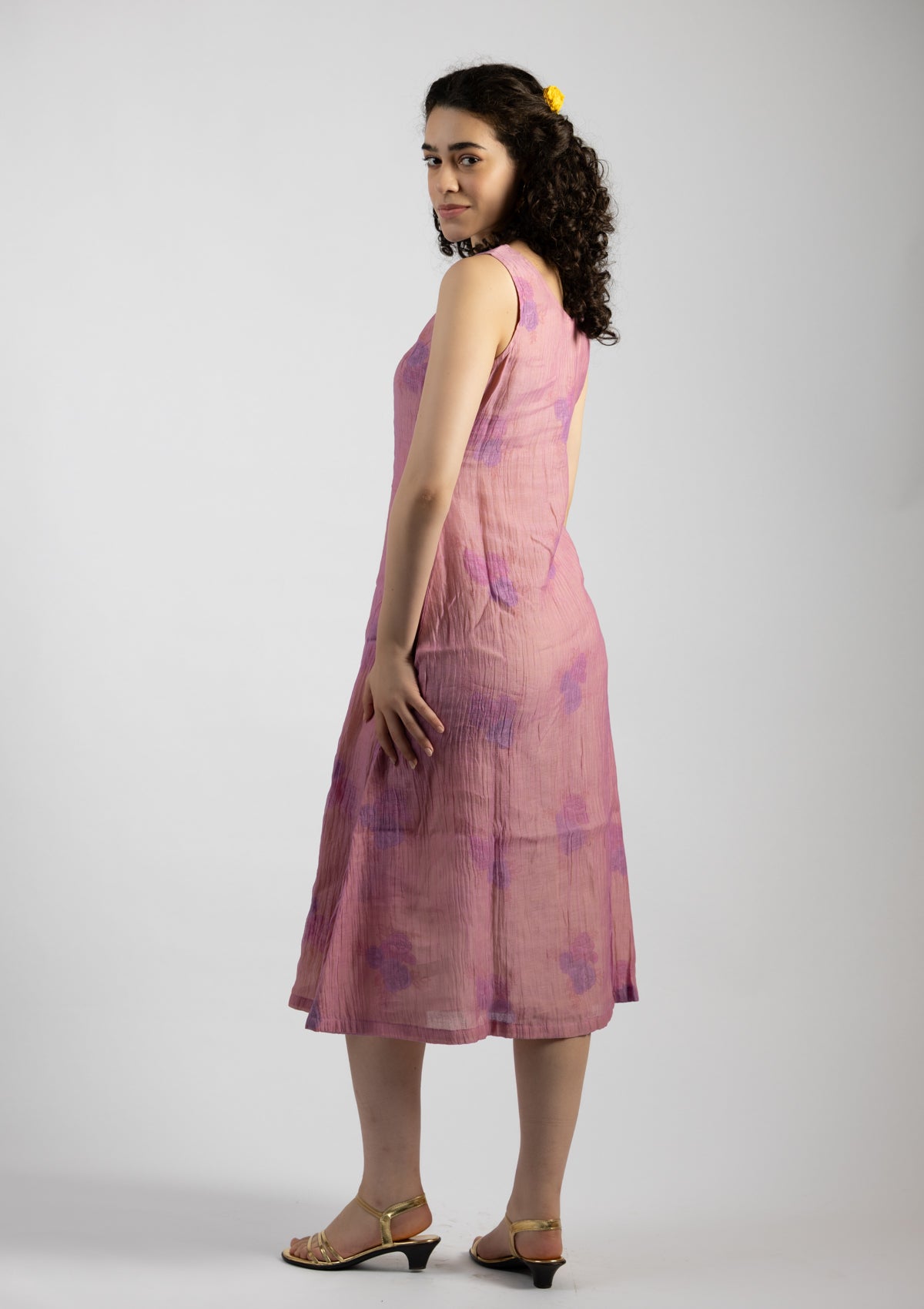 Rosewood Chanderi Dress - Size Small