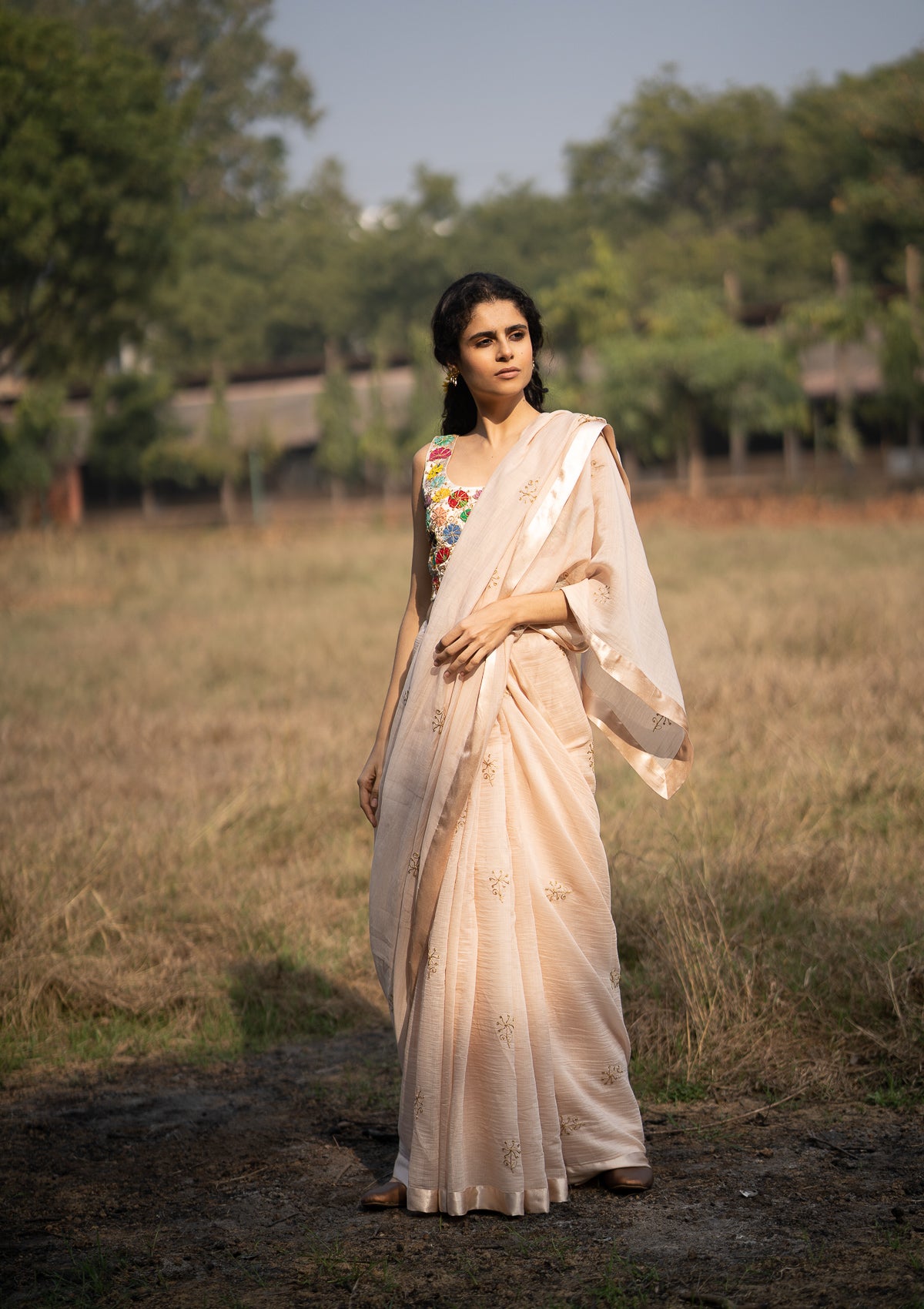 Sangi Sathi Chanderi Saree