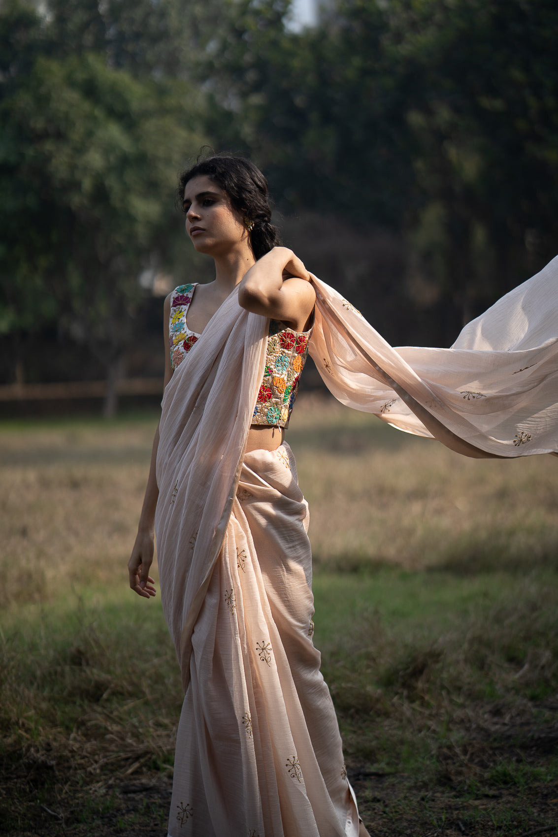 Sangi Sathi Chanderi Saree