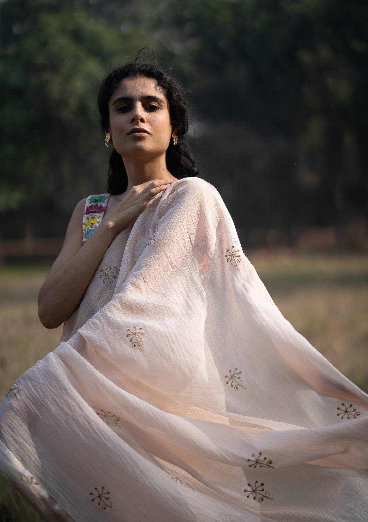 Sangi Sathi Chanderi Saree