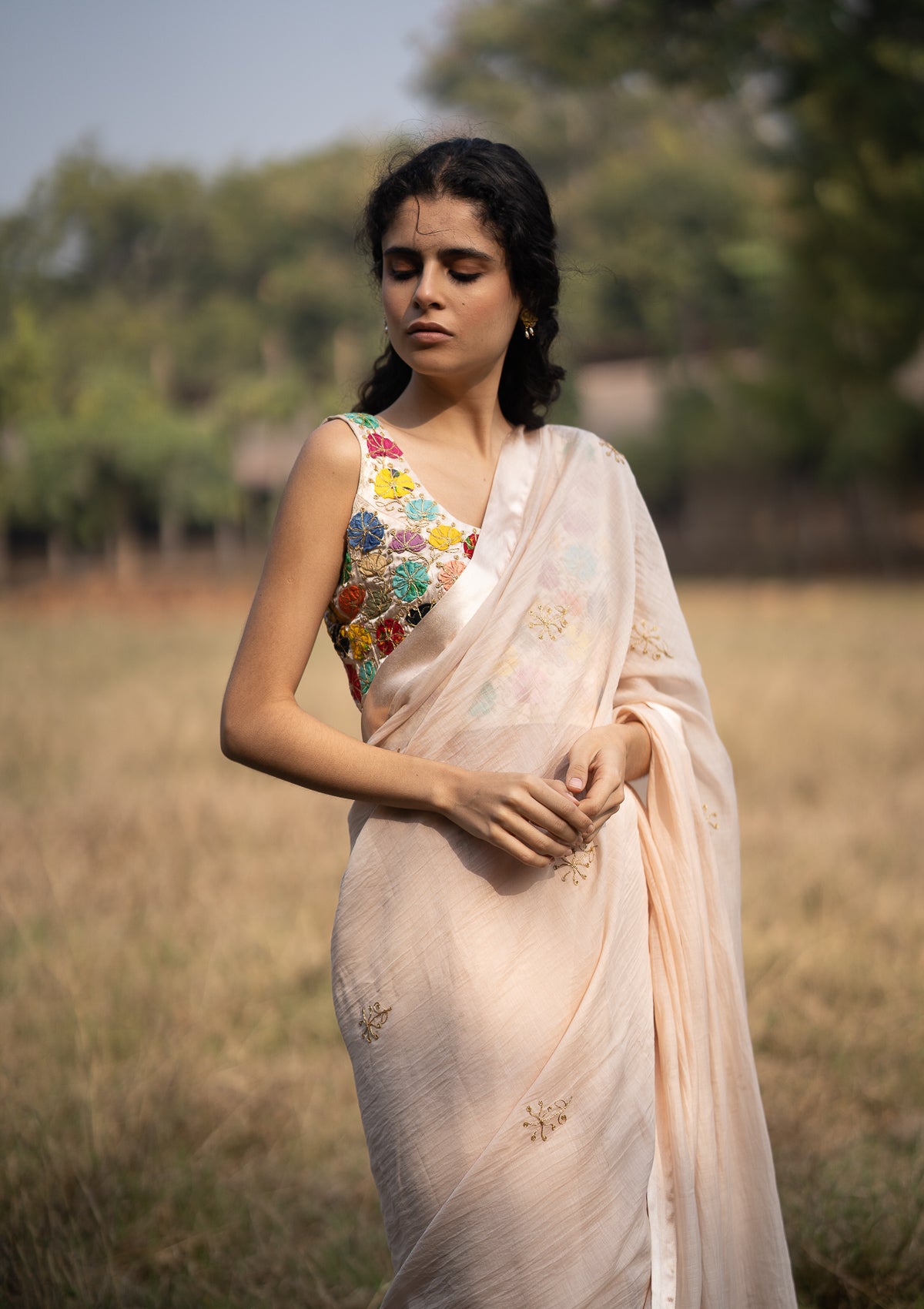 Sangi Sathi Chanderi Saree