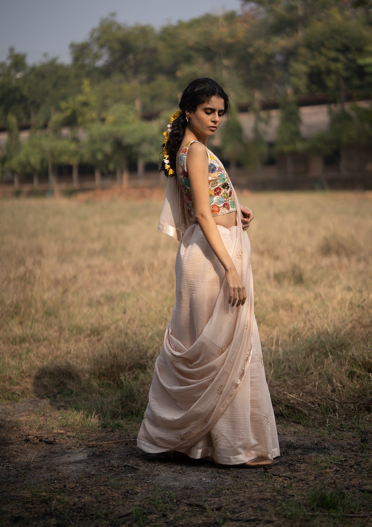 Sangi Sathi Chanderi Saree