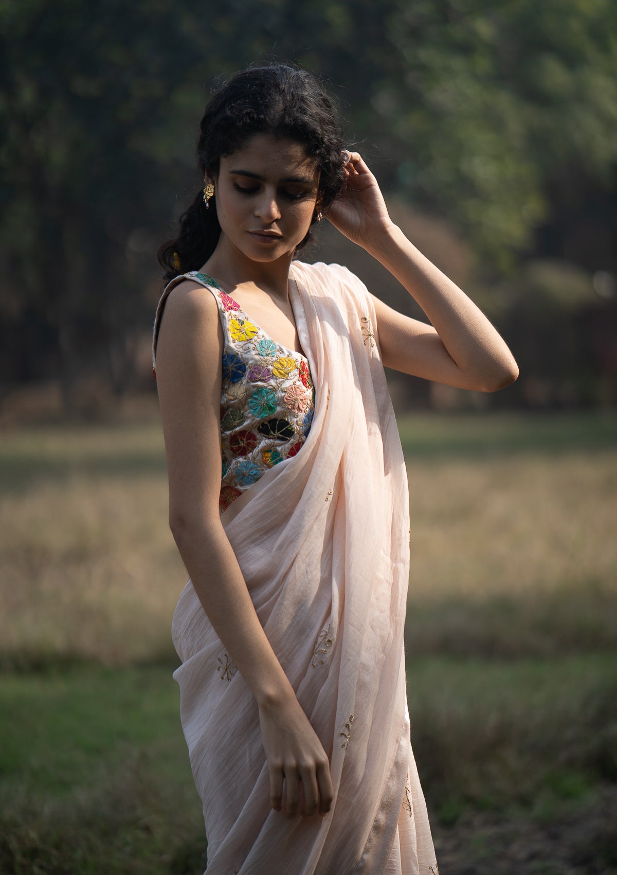 Sangi Sathi Chanderi Saree