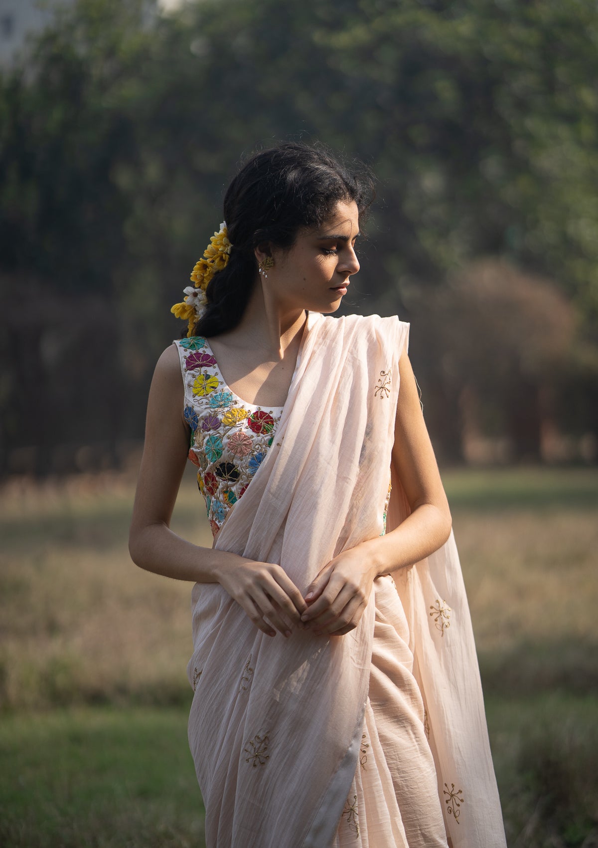 Sangi Sathi Chanderi Saree