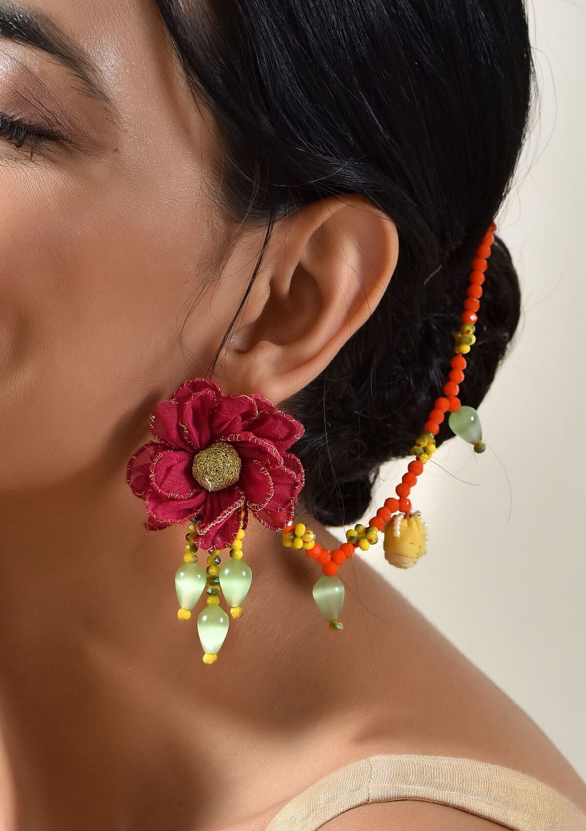 Shimeka Floral Earrings