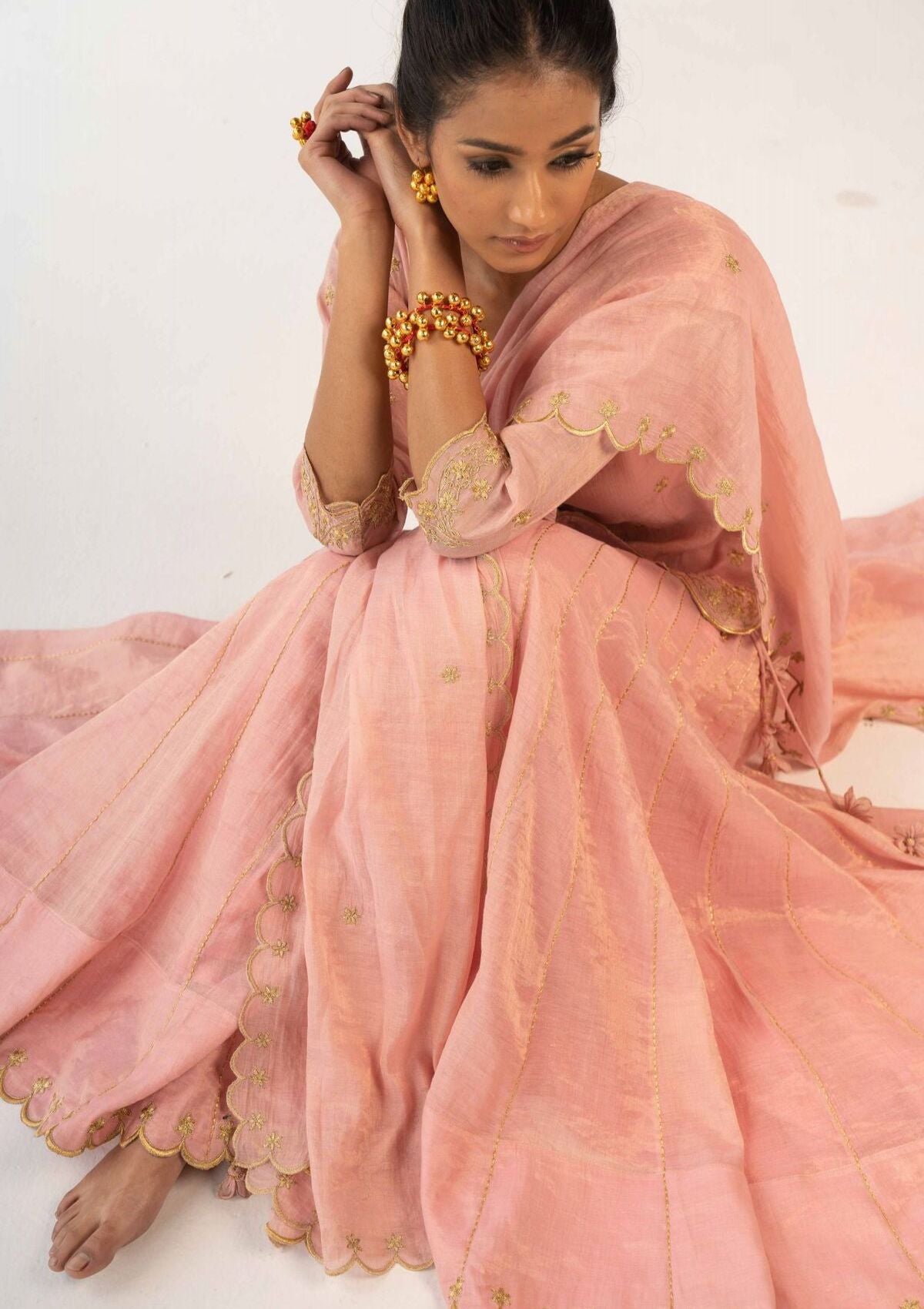 Sita Skirt Blouse Dupatta Set