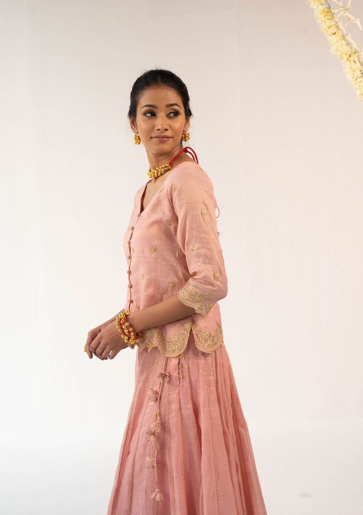 Sita Skirt Blouse Dupatta Set