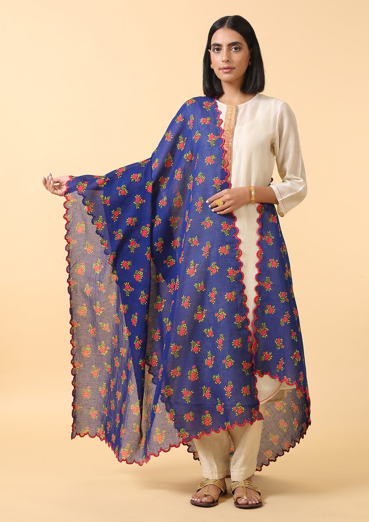 Sitari Cotton Chint Dupatta