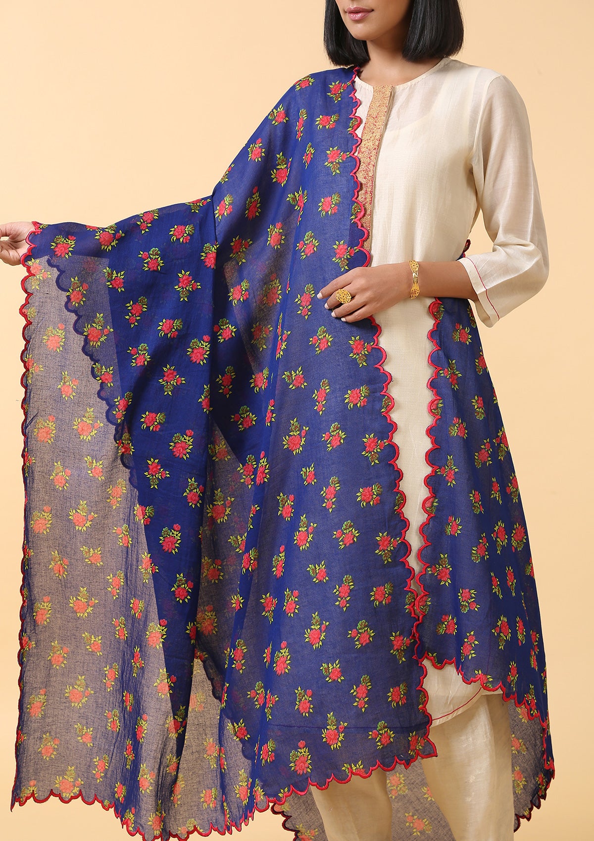 Sitari Cotton Chint Dupatta