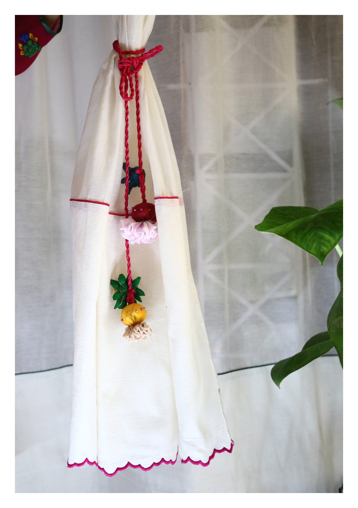 Sravana Off-White Sheer Curtain