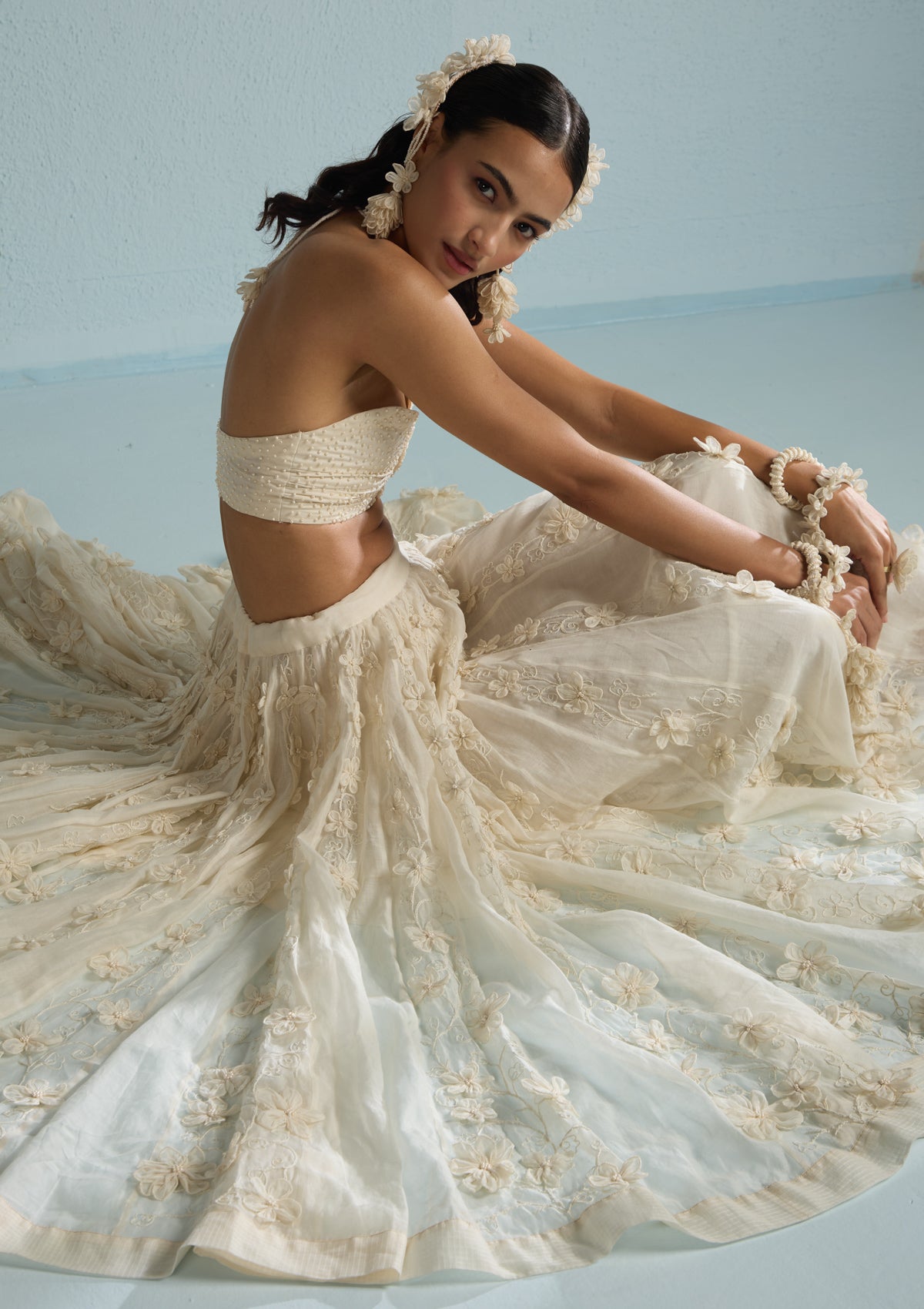 Moon Floral Skirt