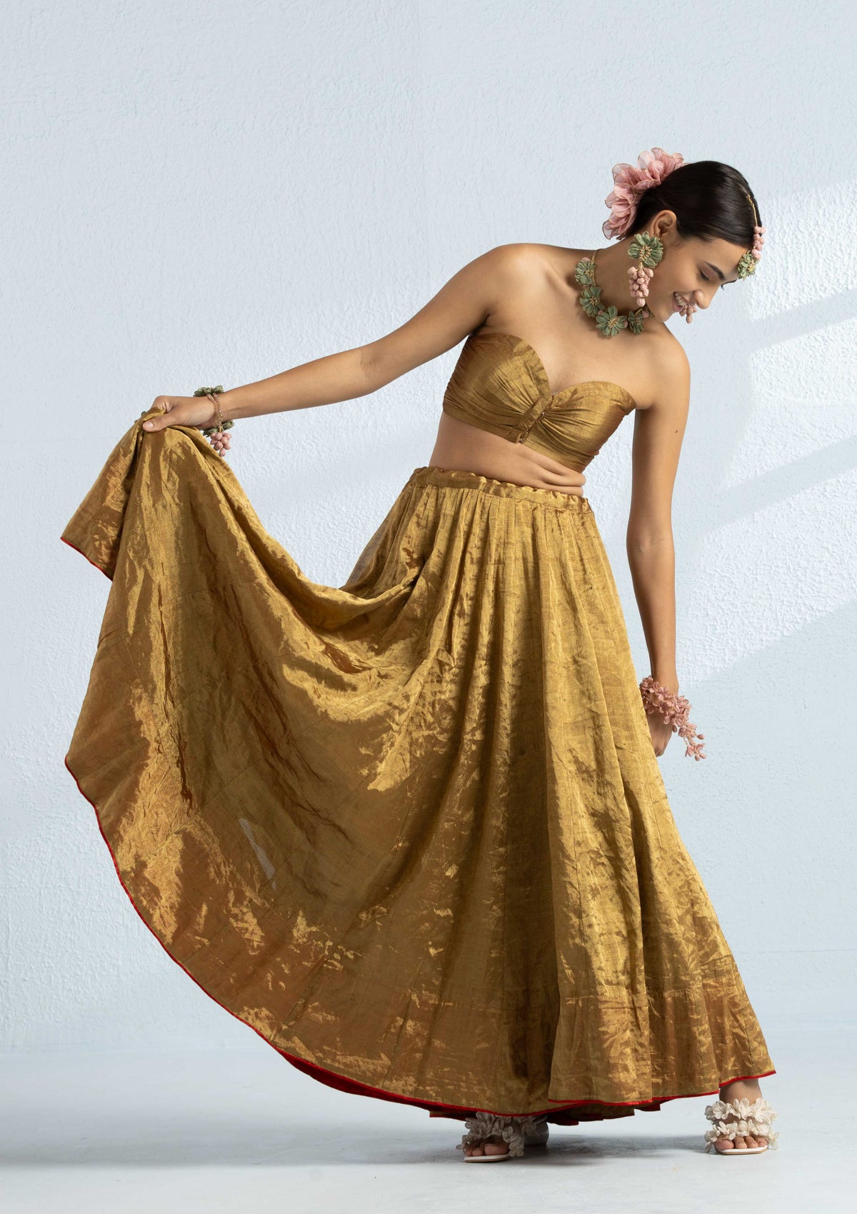 Lily Bronze Tissue Skirt