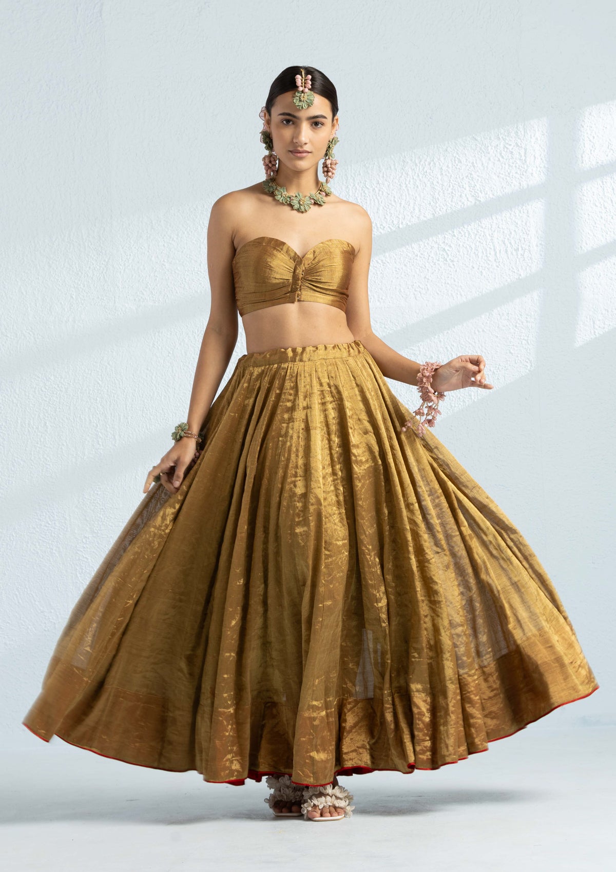 Lily Bronze Tissue Skirt