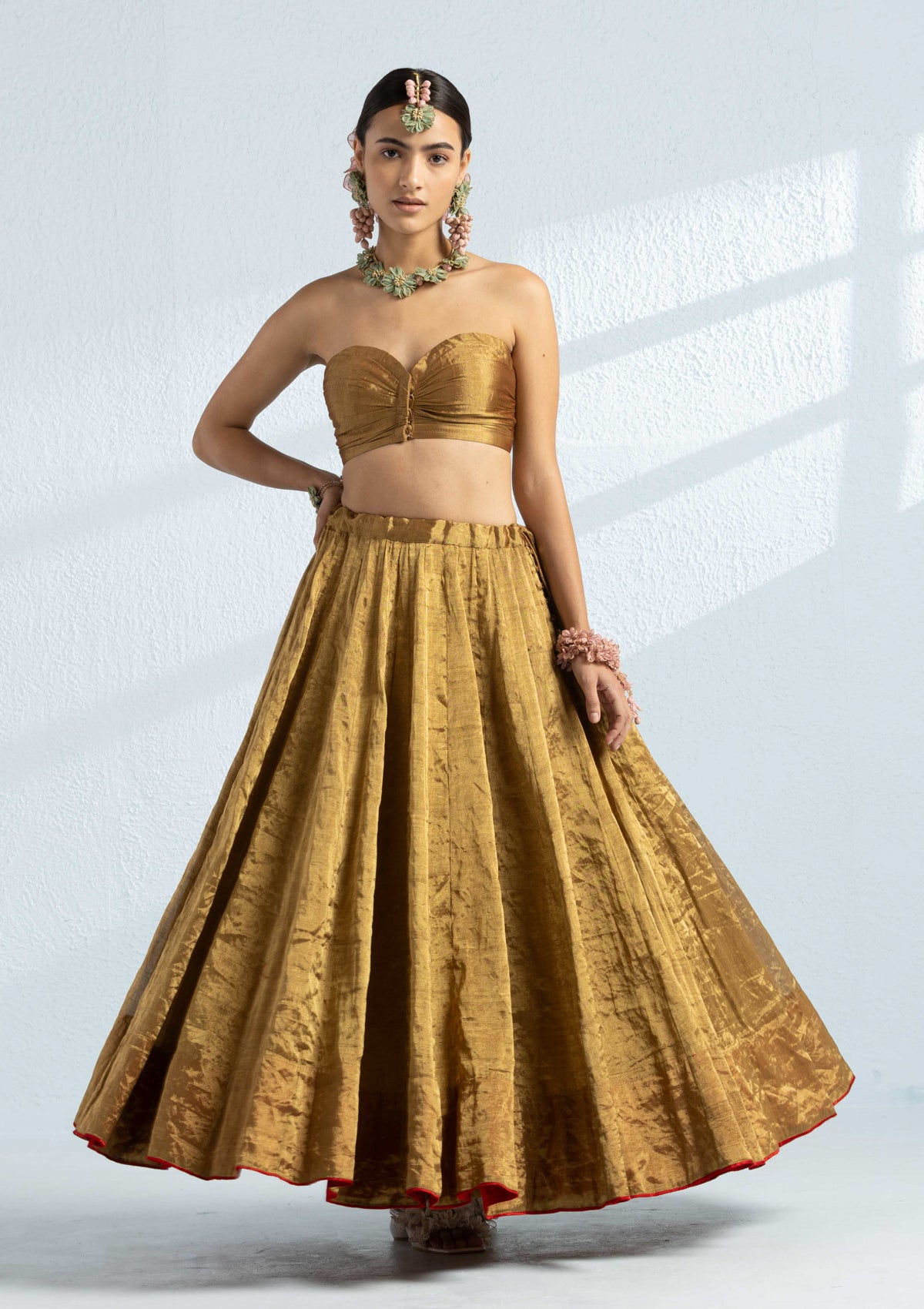 Lily Bronze Tissue Skirt