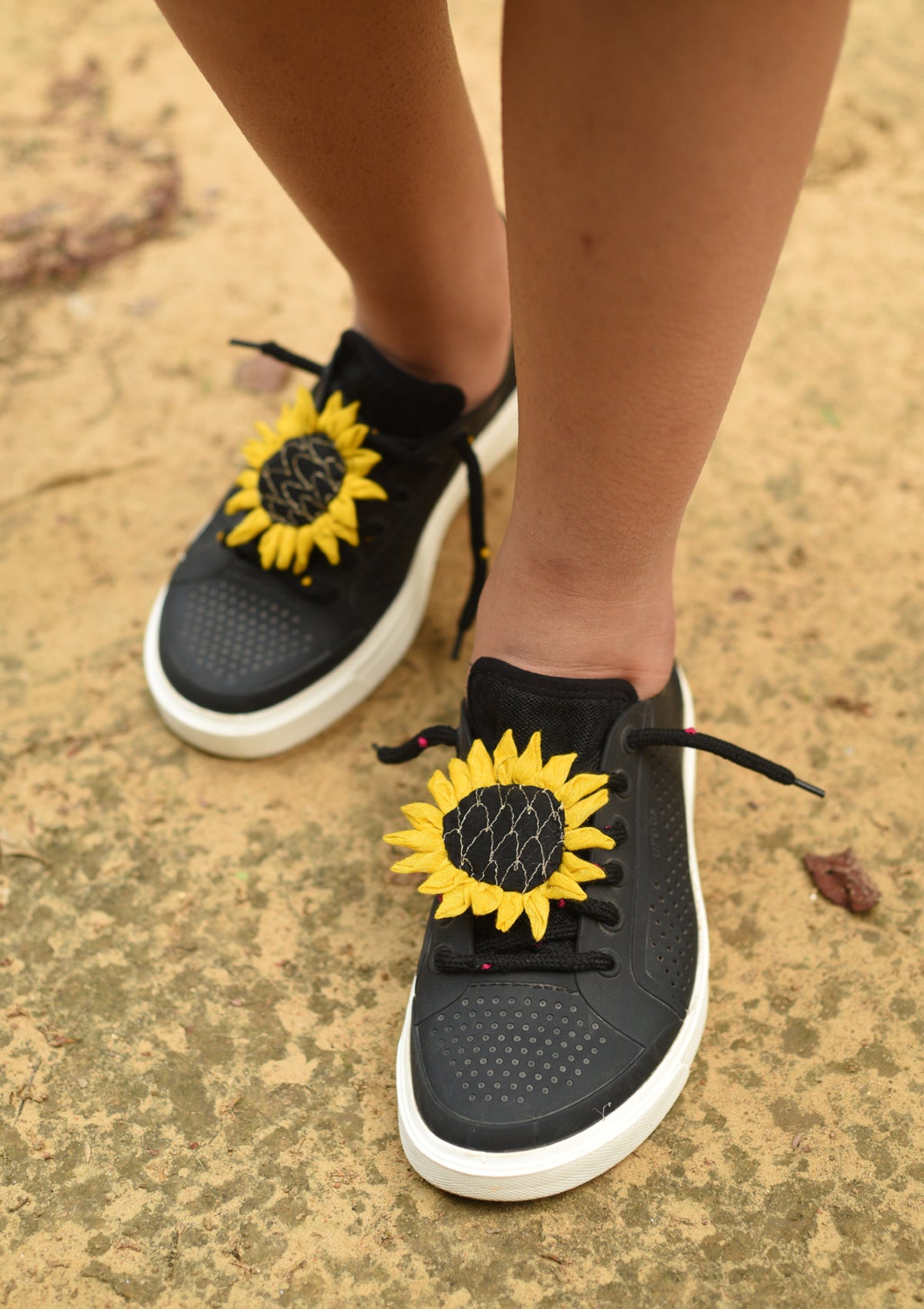 Sunflower Handmade Shoe Charms