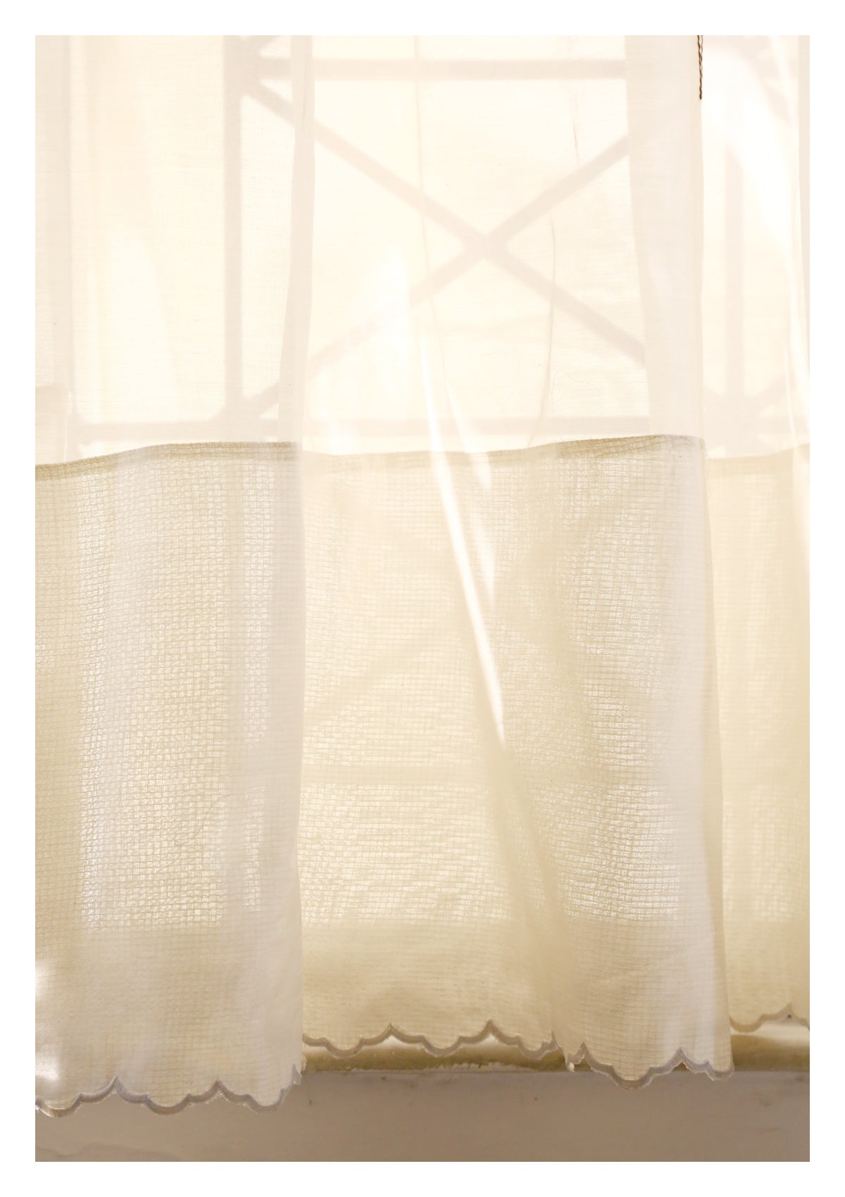 Uttara Off-White Sheer Curtain
