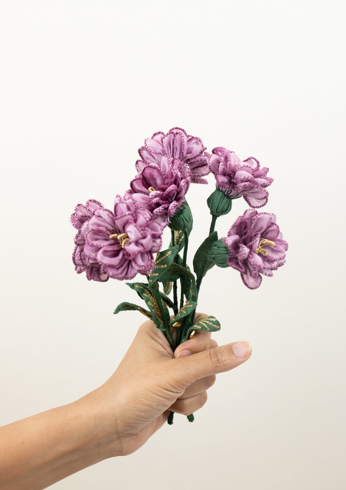 Darlings Textile Flower Stems - Set of 6