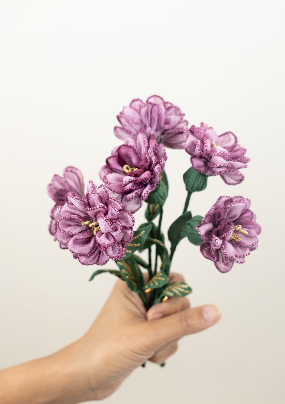 Darlings Textile Flower Stems - Set of 6