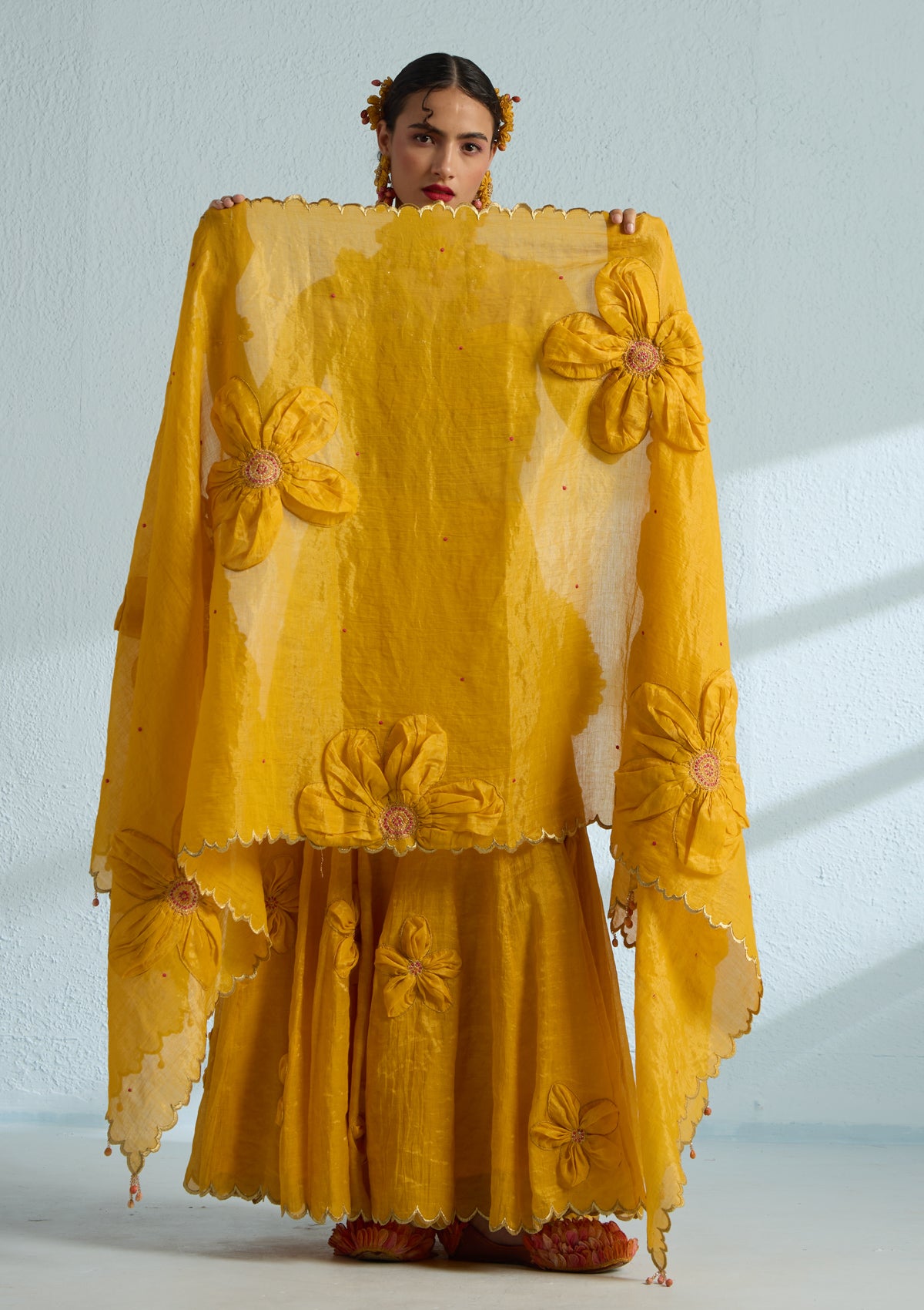 Hunaru Floral Dupatta