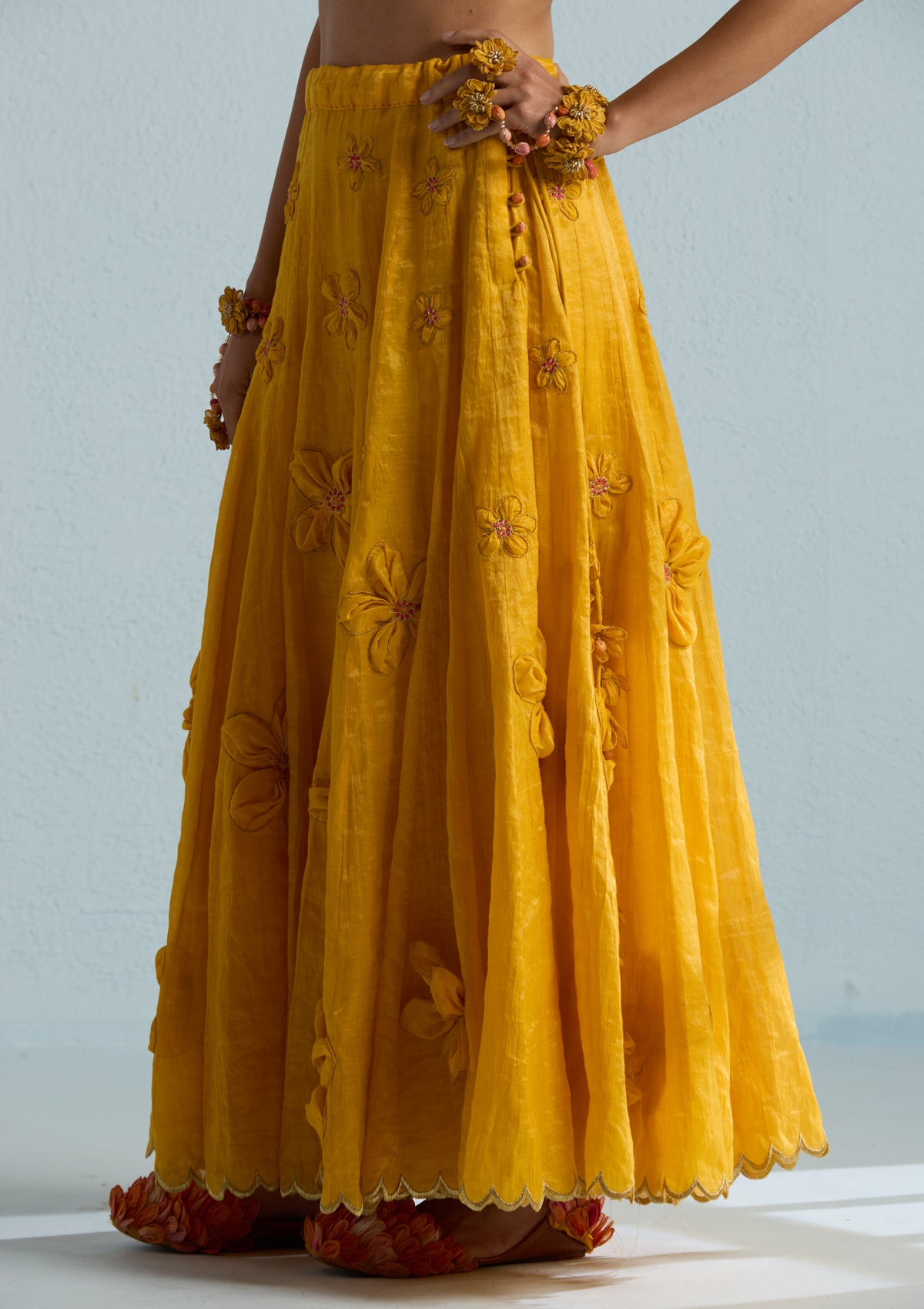 Hunaru Floral Skirt