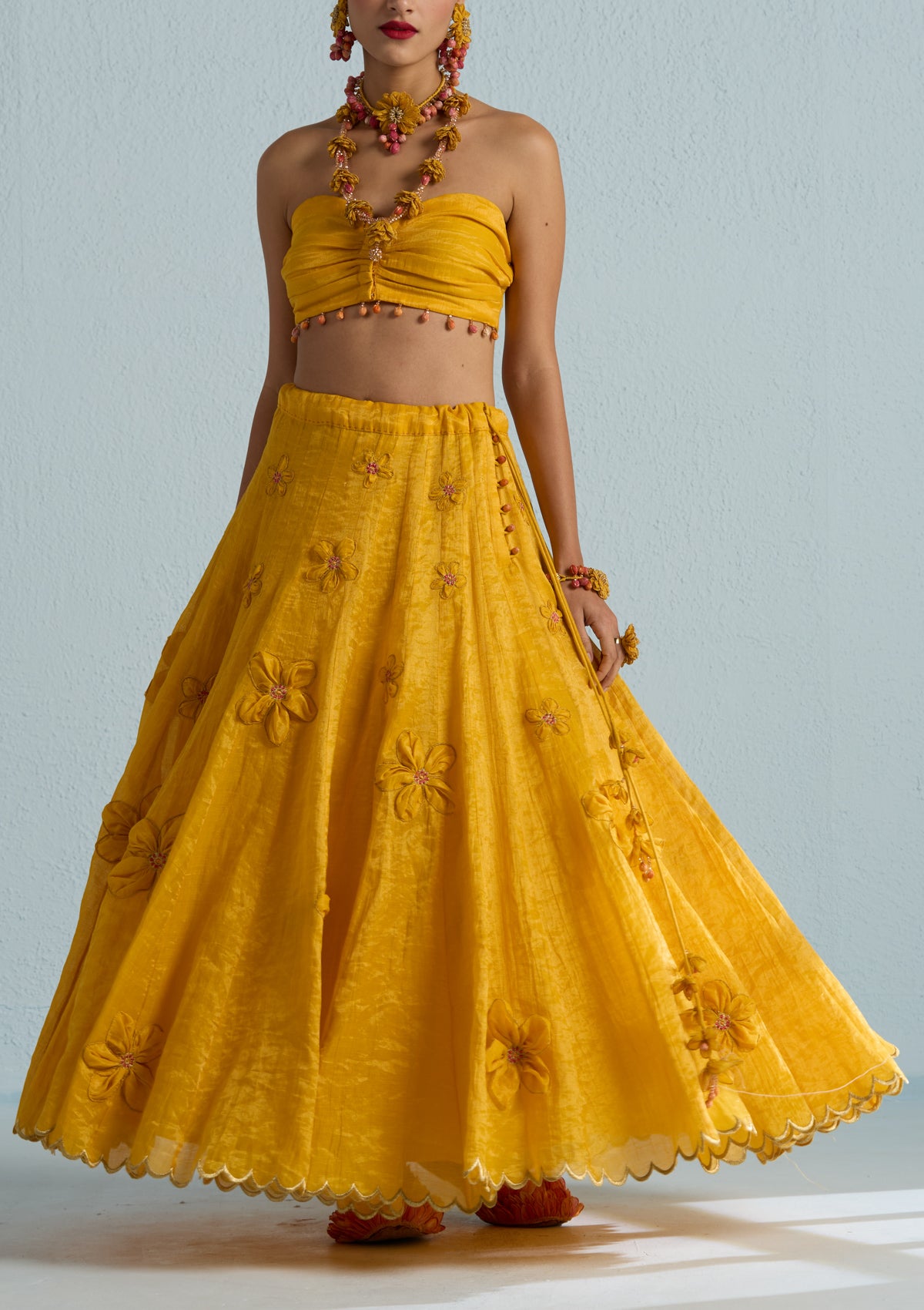 Hunaru Floral Skirt