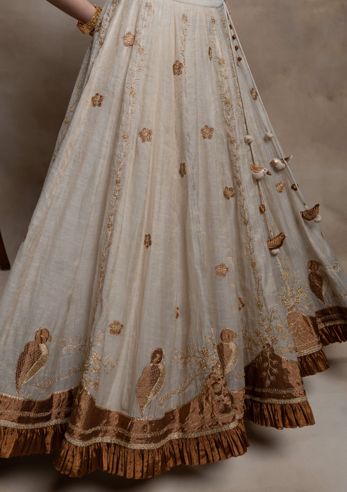 Maheshwari Tissue Skirt