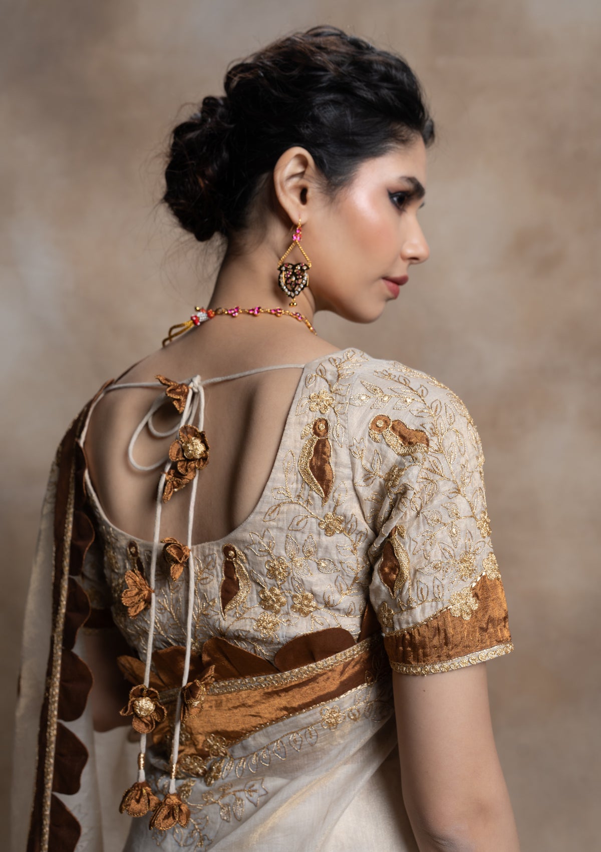 Maheshwari Tissue Saree