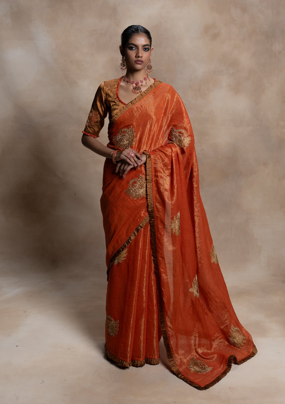 Sharada Tissue Saree