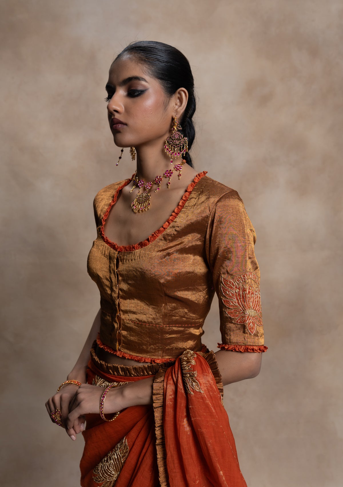 Sharada Tissue Blouse