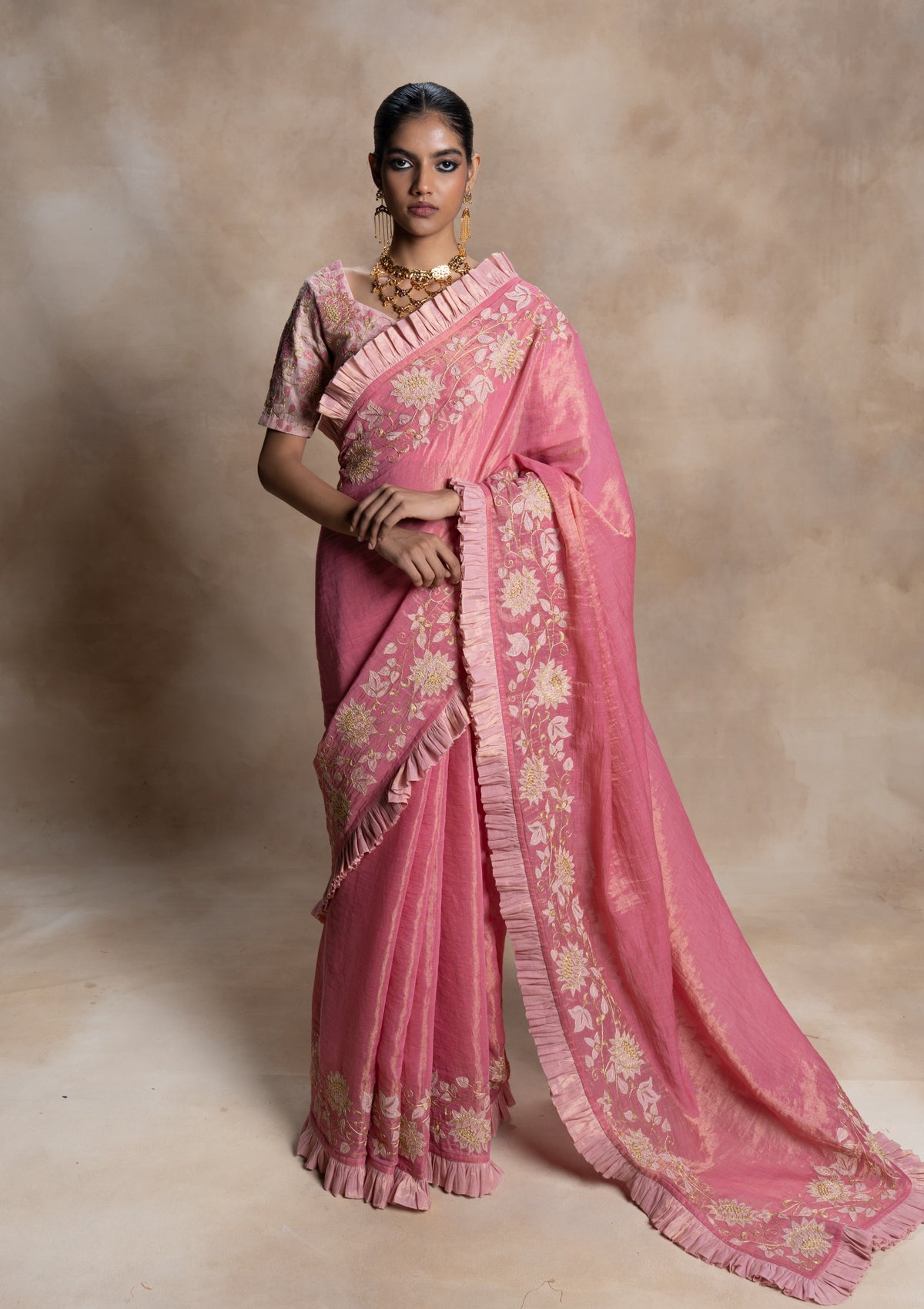 Ahalya Tissue Saree
