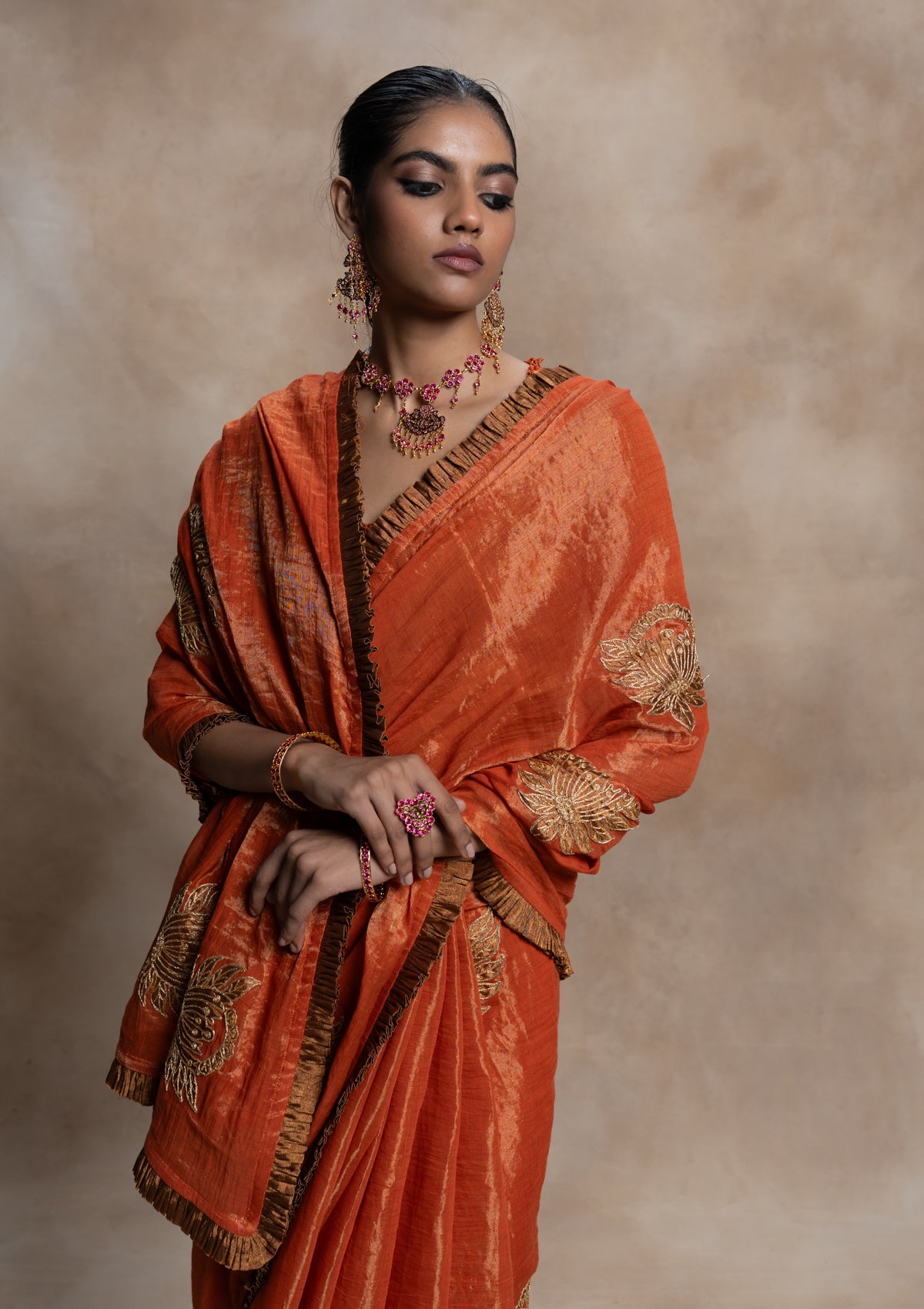 Sharada Tissue Saree