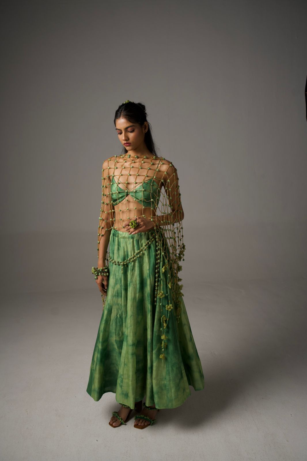 Gul Mehndi Skirt