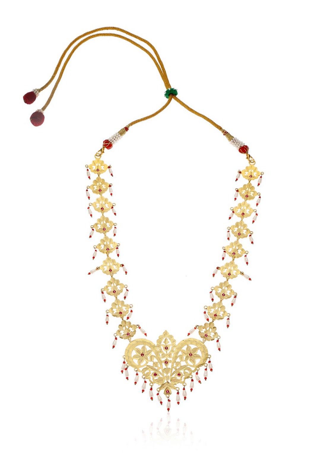 Nalori Gold Tone Silver Necklace